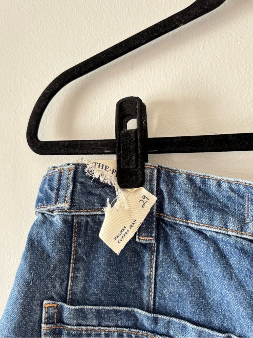 We The Free NEW Palmer Cuffed Jeans Mid-Rise Relaxed Wide Leg Denim Vintage Wash - Picture 7 of 8